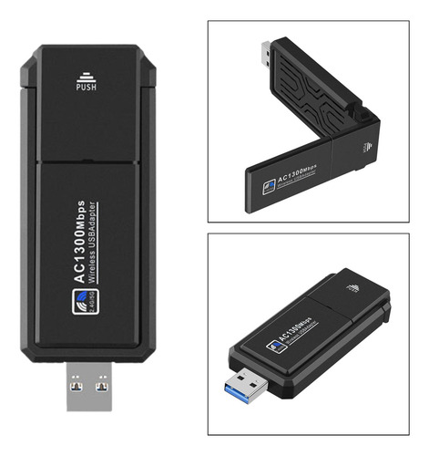 Adaptador Usb Wifi Usb3.0 Transmisión 5ghz 2.4ghz