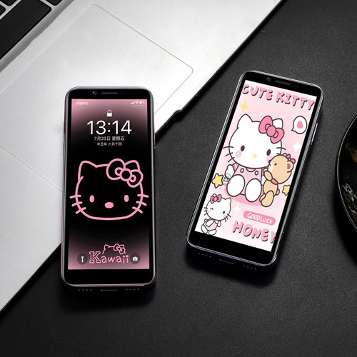 Mini Teléfono Inteligente Hello Kitty Lindo Para Niños, 2+16