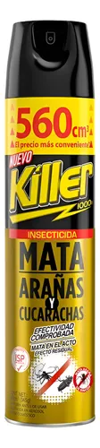 Insecticida Killer Mata Aranas Y Cucarachas 560cc