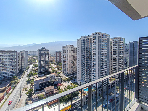 Edificio Av. Vicuña Mackenna (1 Est. 1 Bod.) Vista Oriente