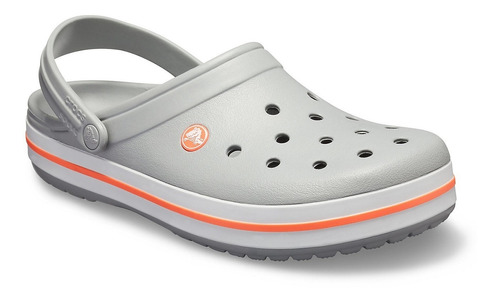 Crocs Crocband Jr Light Grey- Bright Envíos A Todo El País