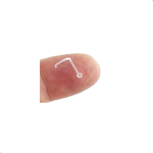 Imagen 1 de 1 de Piercing Nariz Transparente Teflon Piercing Argentina ®
