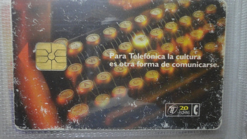 Tarjeta Telefonica  Decada 90 - Telefonica Cultura 2