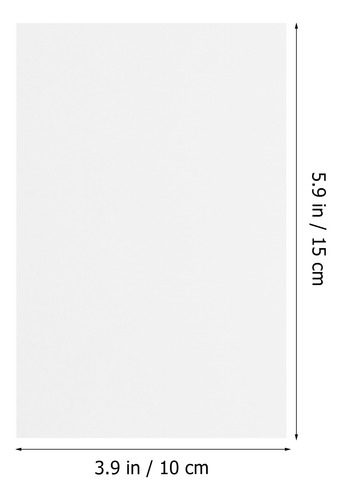 Tarjetas De Papelería, Cartulina En Blanco, 50 Unidades