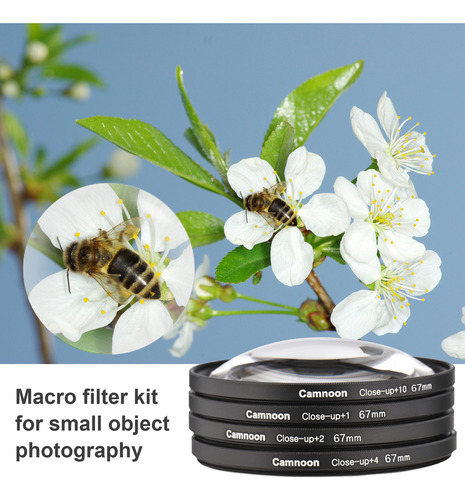 Kit De Filtros Filtro De Close-up Camnoon 67mm Fuji Macro