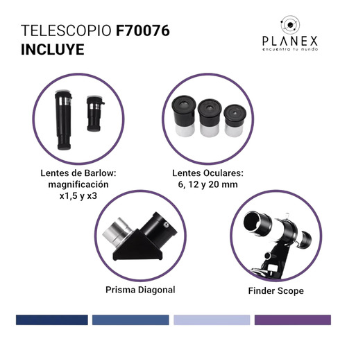 Telescopio Astronómico Newtoniano + Soporte Ar68