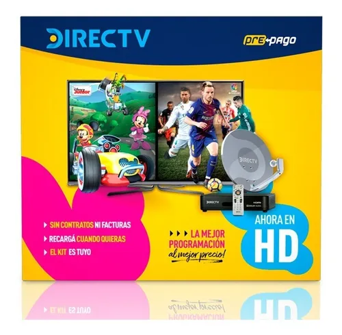 Antena Directv Hd Prepago 60 Cm Sin Abono Kit Autoinstalable