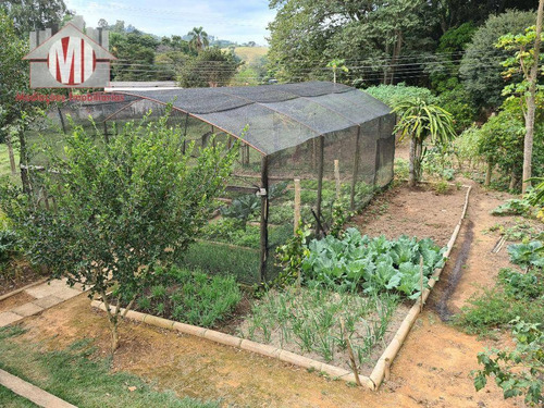 Imagem 24 de 30 de Linda Chácara Com 02 Dormitórios, Terreno Plano, Bosque, Córrego, Pomar, Horta, À Venda, 2000 M² Por R$ 320.000 - Rural - Socorro/sp - Ch0958