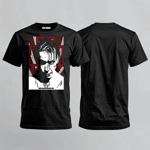 Playera Rammstein Till Lindemann Merch Estampado