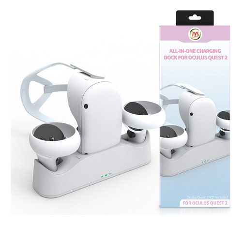 Base Suporte Carregador Kit Para Oculus Quest 2 E Controles