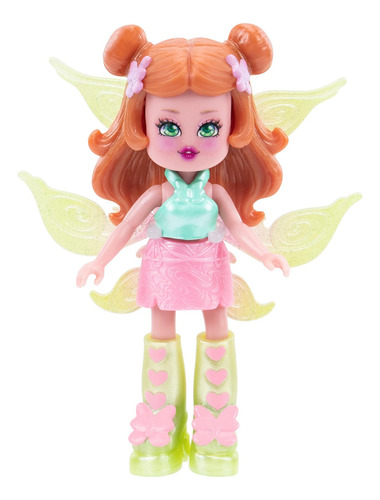 Muñeca De Moda Nature Fairy 3 Pulgadas Con 9 Accesorios