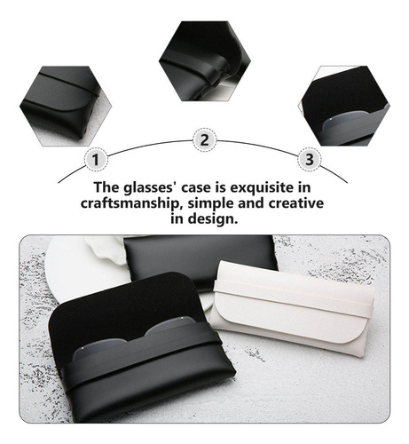 Estuches De Piel De Pvc Para Gafas De Sol, 2 Unidades, Elega