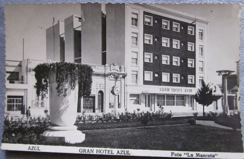 Antigua Postal Gran Hotel Azul Buenos Aires