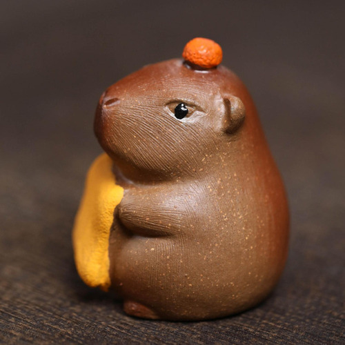 Estatua De Mascota De Té De, Accesorios De Adorno Para