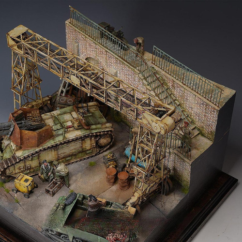 Kit De Construcción A Escala 1/35, Sin Pintar, Sin