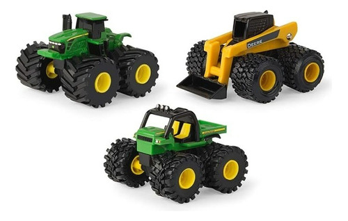 John Deere Monster Treads Mini Mudder - 3 Juguetes - 37951