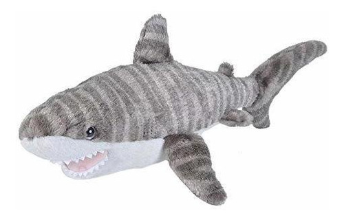 Wild Republic Tiger Shark Plush, Animal Esposo, L1npl