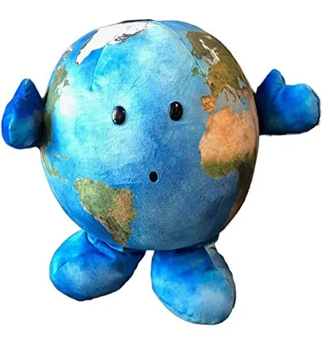 Juguete De Peluche Del Planeta Tierra (9.0 In De Diámetro)