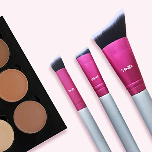 Brocha Contorno Nariz Set De Maquillaje - Mezcla Y Realce.