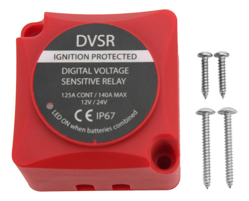 Aislador De Batería Sensible Al Voltaje De Relé Vsr Dc 12 V/