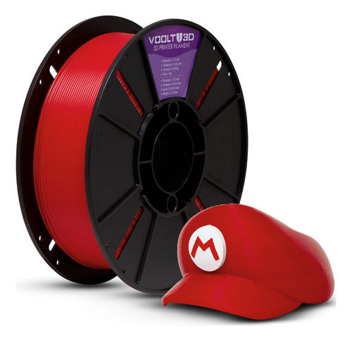 Filamento Pla Vermelho 1.75mm 1kg - High Speed 3D