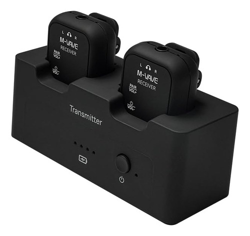 M-vave Wp12 - Sistema Inalámbrico De Guitarra - 2,4 Ghz, Transmisión De Audio 24 Bit/48 Khz, Alcance De 30 M, Batería De Larga Duración, Múltiples Modos