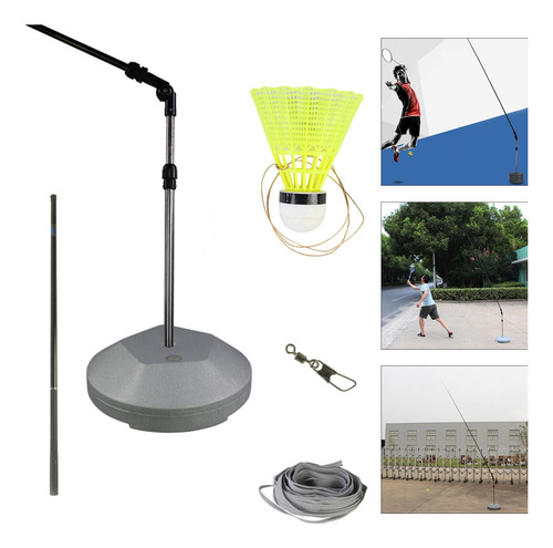 Dispositivo De Entrenamiento De Bádminton Rebotes 1 Base A