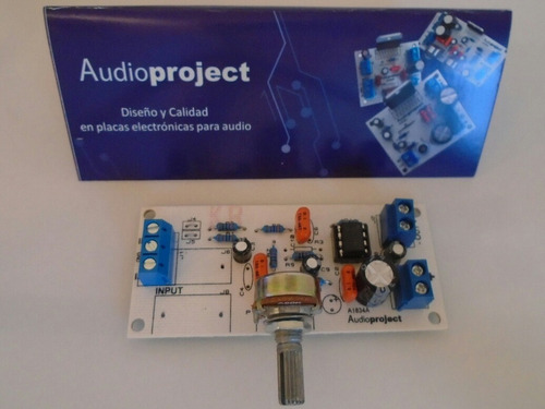 Filtro Pasabajos Para Subwoofer - C/volumen - Audioproject