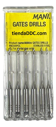 Limas Gates Mani #3 Endodoncia 6pz