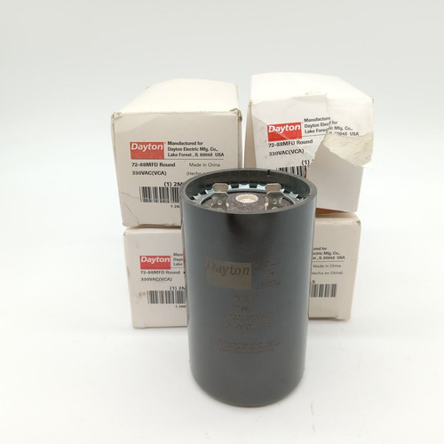 Dayton 2mel5 330vac Motor Start Capacitor Lot Of 4 Ccs