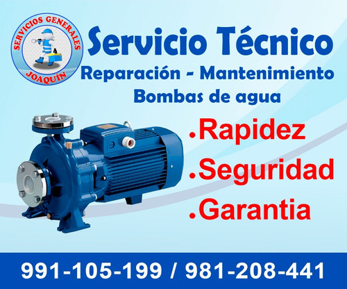 Reparación De Bombas De Agua Hidrostal,pedrollo 991105199