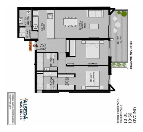 Imagen 21 de 30 de Departamento 2 Dormitorio - Lourdes