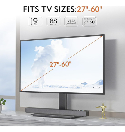 Universal Tv Stand - Soporte De Televisión De Mesa Para Tele