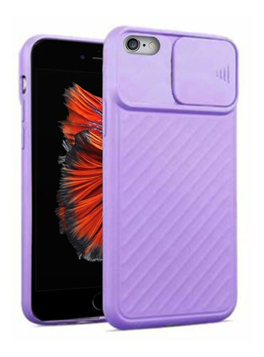 Protector Para iPhone 6 6s Cubre Camara Purple