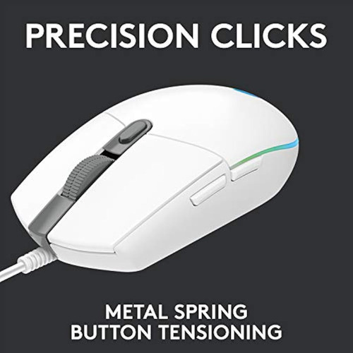 Logitech G G102 Light Sync Gaming Mouse, 8000 Dpi,