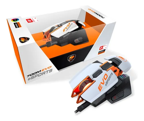 Mouse Gamer Cougar Rgb 700m Evo Esports Color Blanco