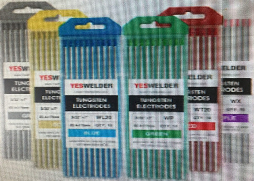 Electrodo P/argon Tig W Puro Pta Verde 1/16 M2,5