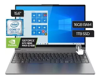 Notebook Lenovo Yoga/touchscreen/i9/16gb/2tbssd/gtx1650 4gb