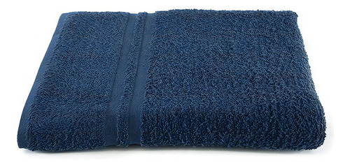 Toalla Medio Baño Caribe 100% Algodon Vianney Color Azul Marino