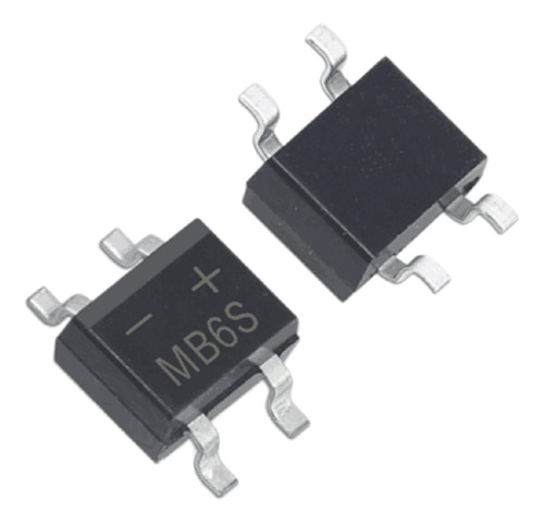 6 X 20 Piezas Rectificadores De Puente De Diodos Mb6s 600v