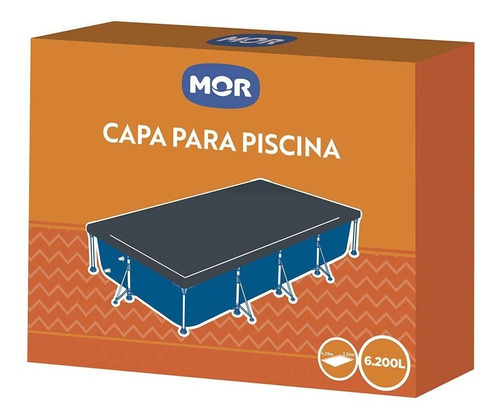 Capa Cobertura Para Piscina Premium 6200 Litros - Mor