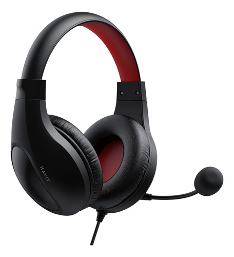 Diadema Havit H2116d Estilo Call Center Con Plug 3.5mm Negro