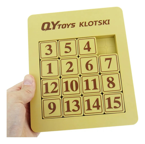 Rompecabezas Number Sliding Klotski 4x4 Magnético Qiyi