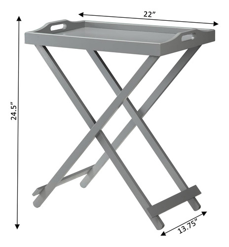 Concepts Concepts Designs2go Bande De Bandeja, Gris