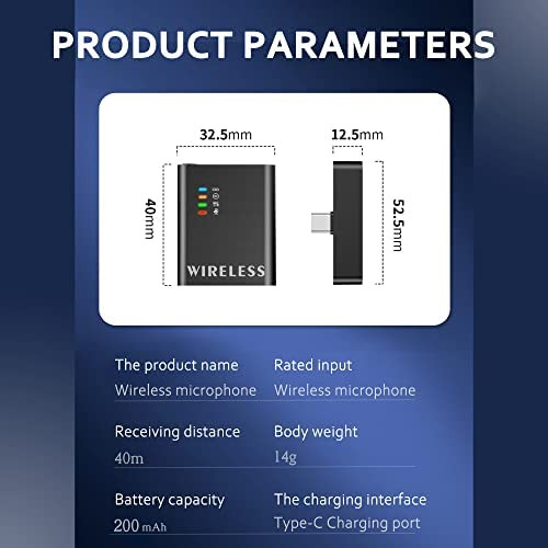 Sistema De Micrófono Lavalier Inalámbrico Dual Emisse Profes