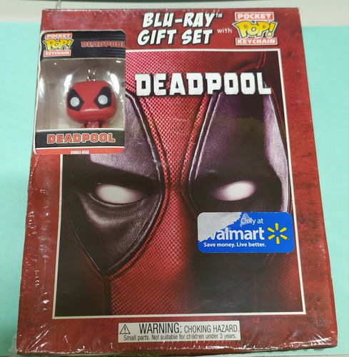 Blu Ray Deadpool Gift Funko Pop Walmart Exclusivo
