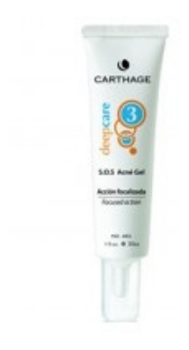 Acne Sos Gel Carthage 30 Cc Piel Grasa Antiseptico