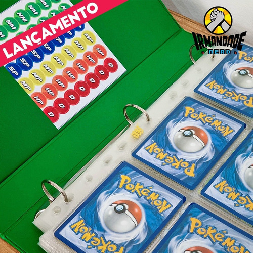 Imagem 9 de 10 de Pasta Tipo Fichário Pokémon + 10 Folhas Yes + 9 Cards