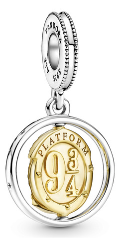 Charm De Plata S925 Compartible Harry Potter Premium Calidad Gira Tiempo
