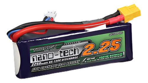 Rc Turnigy Nano-tech 2250mah 2s 65 ~ 130 C Lipo Pack